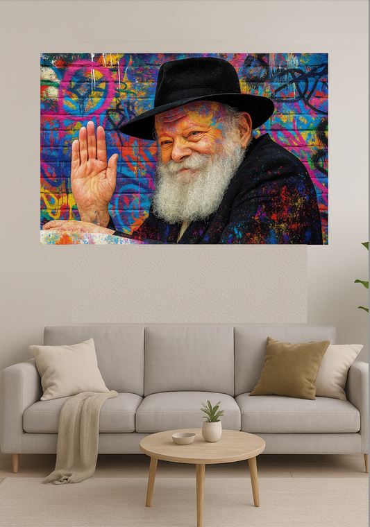Cadres du Rabbi Street Art en toile