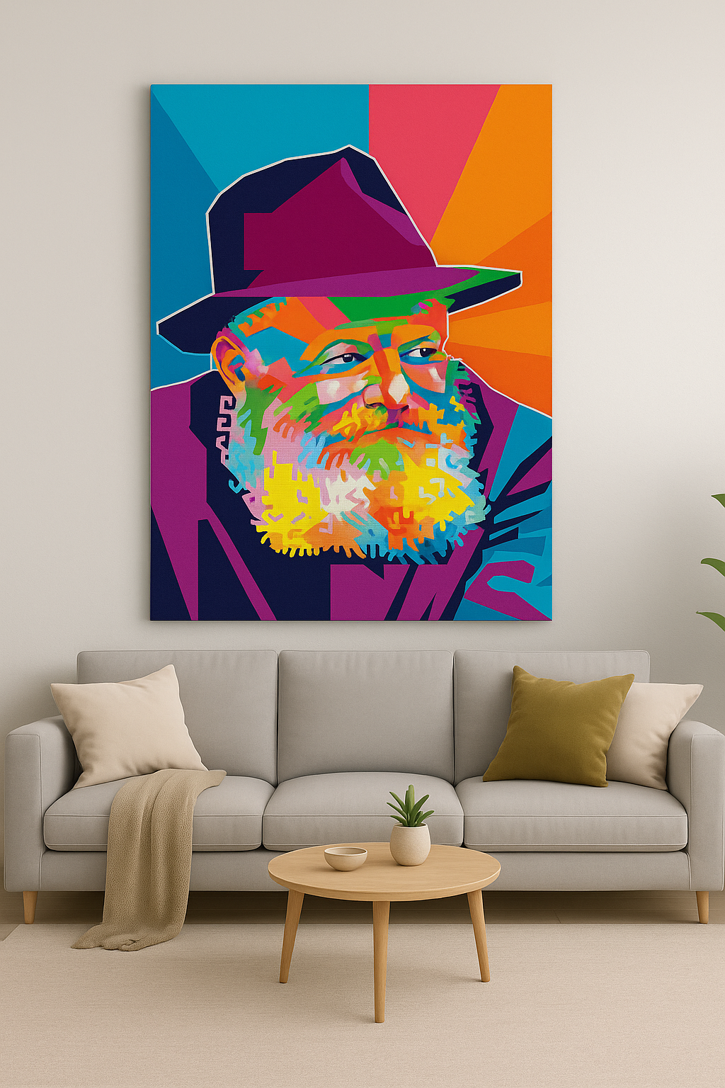 Cadres Rabbi PoP ART en Plexi