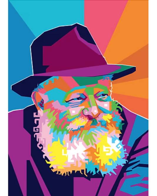 Cadres Rabbi PoP ART en toile