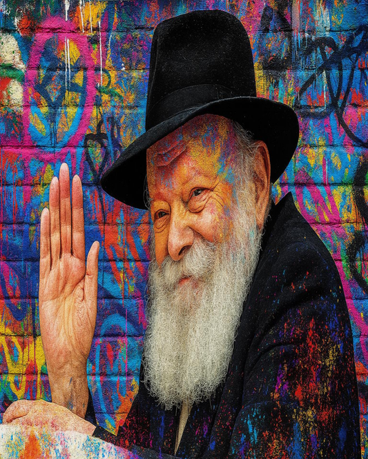 Cadres du Rabbi Street Art en toile