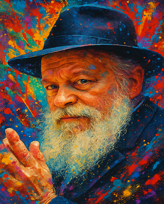 Cadres du Rabbi de Loubavitch Street Art en toile